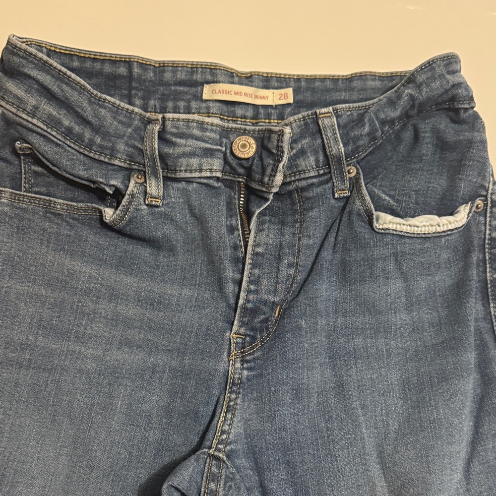 Levi's Light Blue Skinny Jeans